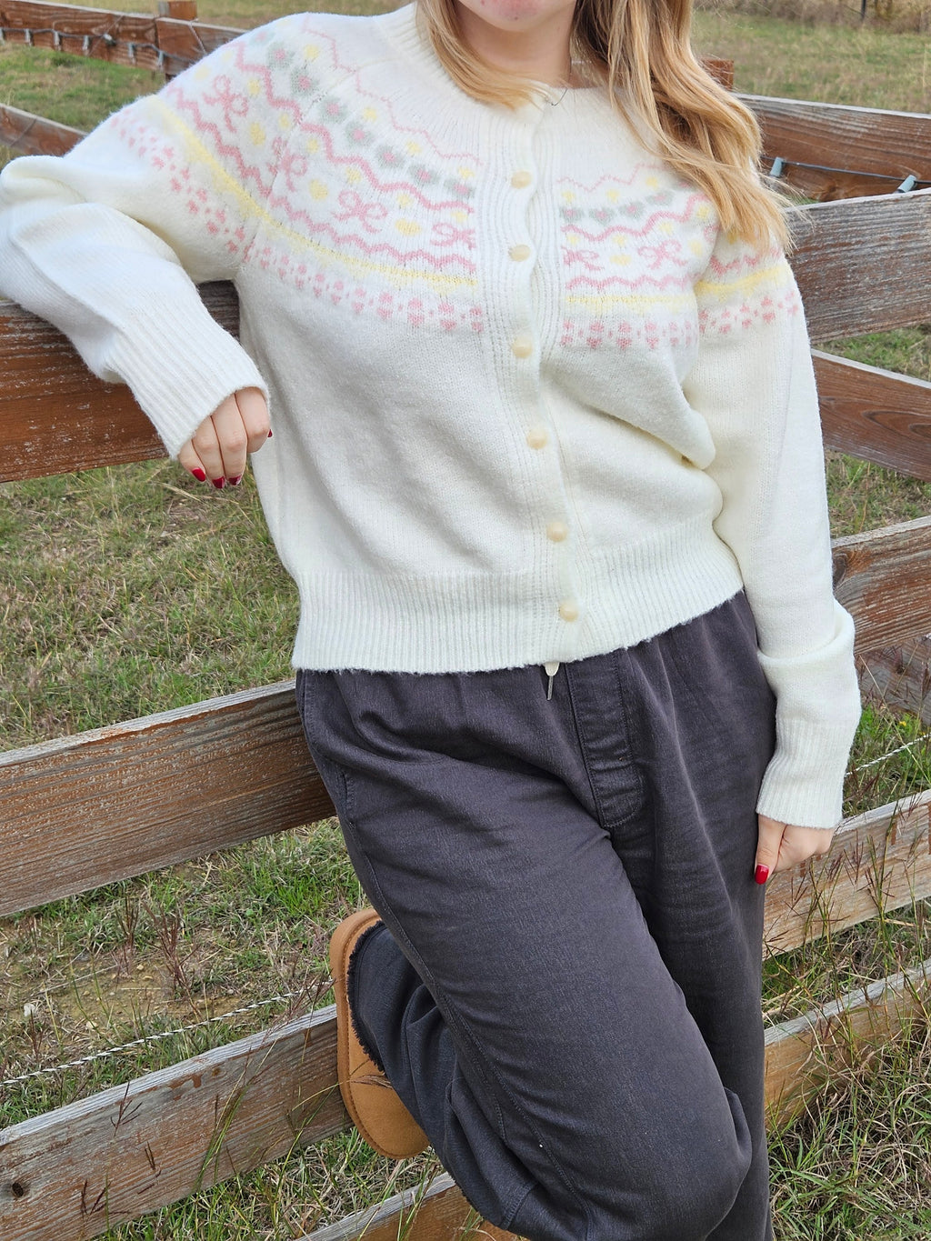 The Ivory Bow Cardigan