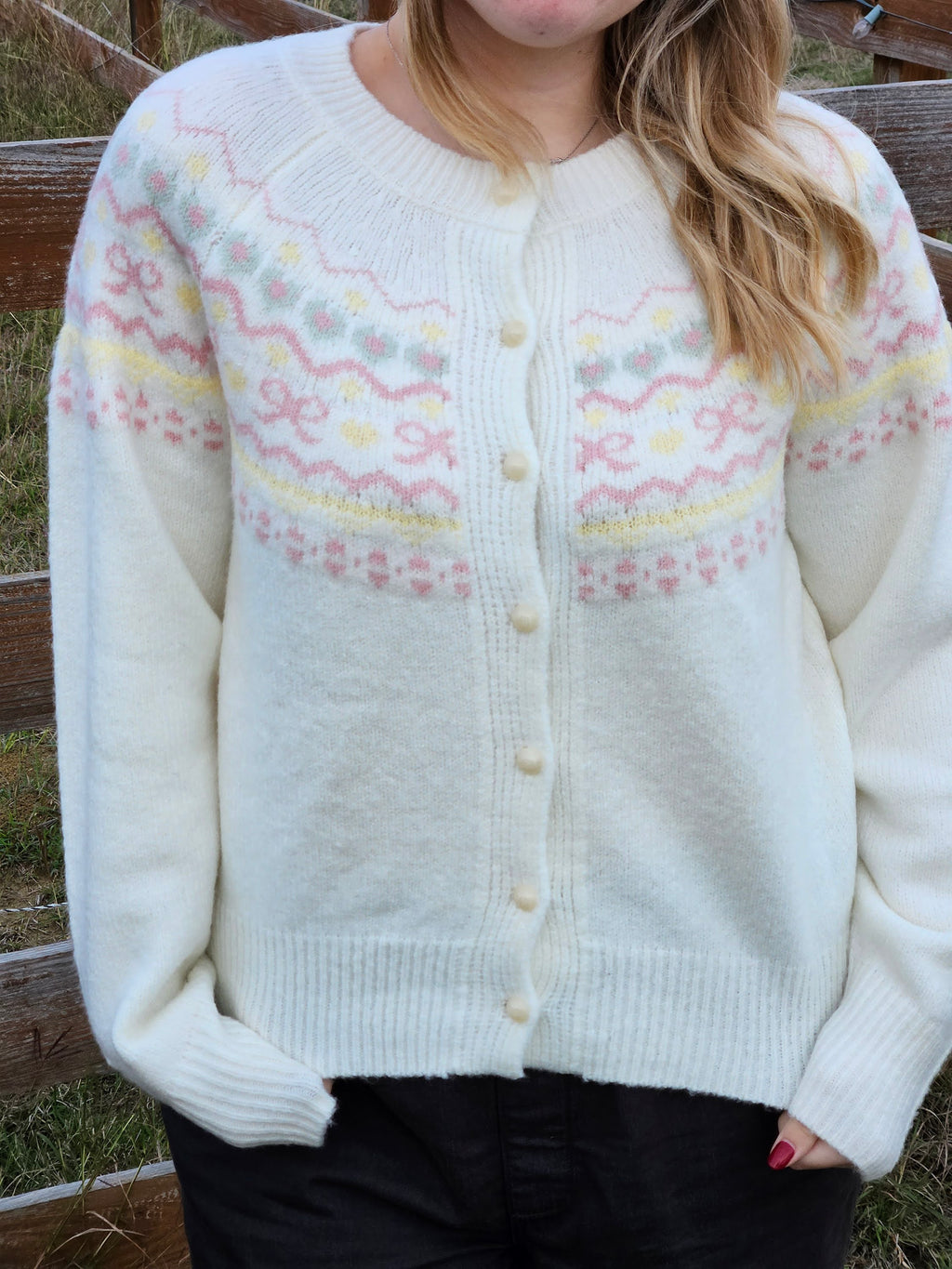The Ivory Bow Cardigan